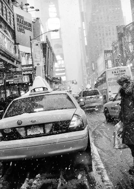 New York in Blizzard / PLATINA