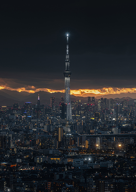 sunset cityscape / PLATINA