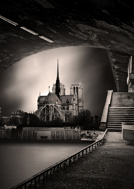 au milieu , coule la Seine / PLATINA