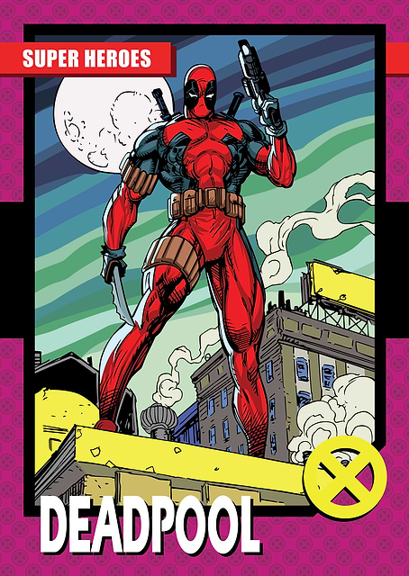 Deadpool Trading Card / platina