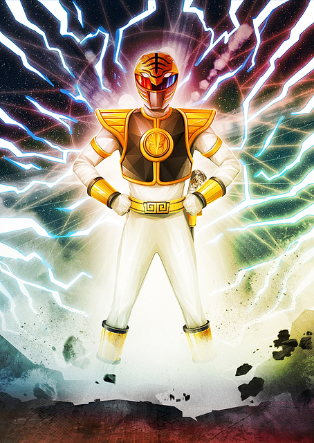 Mighty White Ranger / PLATINA