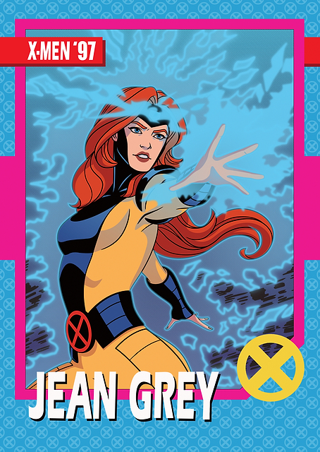 Jean Grey 97 Trading Card / PLATINA