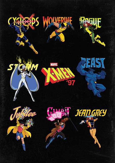 X-Men 97 Team logos / PLATINA