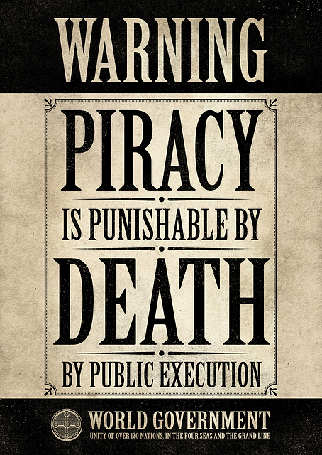 Piracy is Punishable / PLATINA