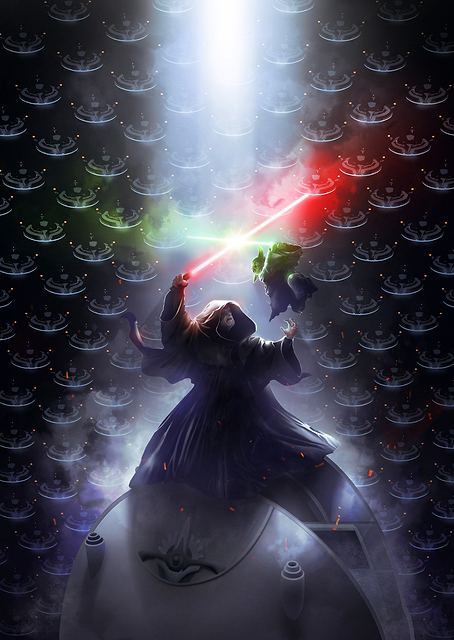 Yoda and Palpatine / PLATINA