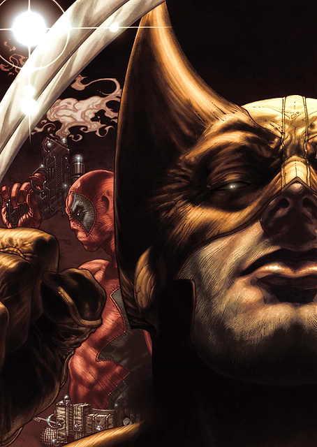 Wolverine Deadpool Serious / platina