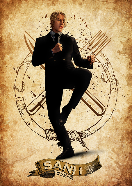 Sanji Fight Retro / PLATINA