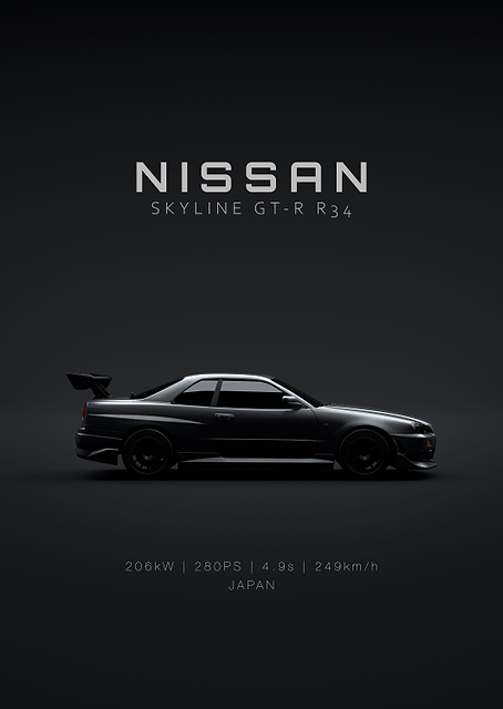 Nissan Skyline GTR R34 / PLATINA