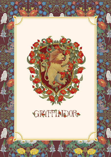 Gryffindor Floral / PLATINA