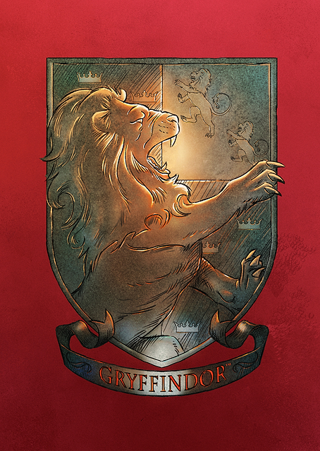 Gryffindor Shield / PLATINA