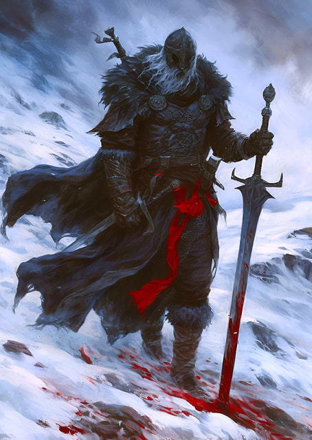 Viking Berserk Snow Knight / platina