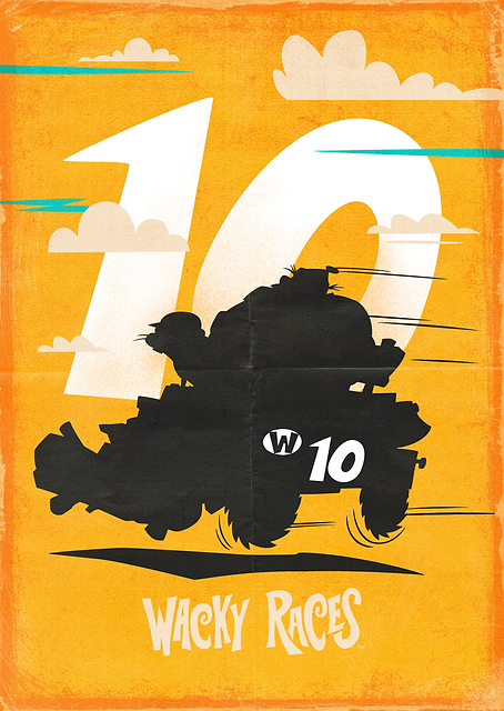 Wacky Races W10 / PLATINA