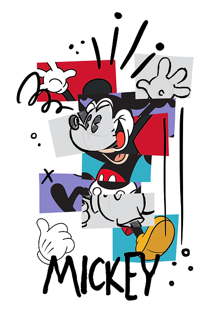 Mickey Jump Collage / PLATINA