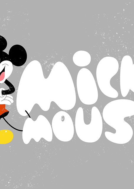 Mickey Name Pose / PLATINA