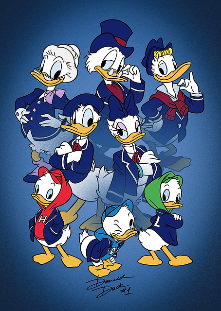 Donald Duck Family / PLATINA