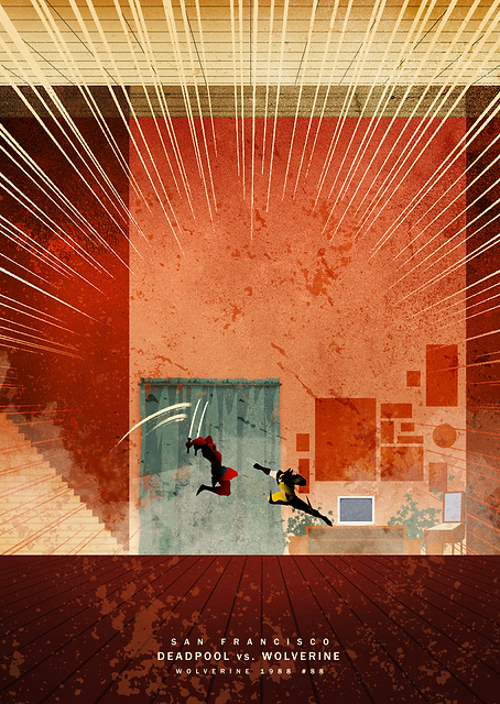 Deadpool vs Wolverine / platina