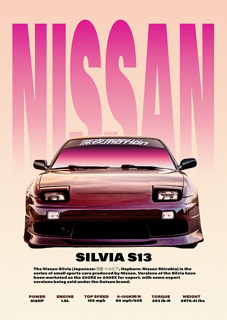 Nissan Silvia S13 Car / PLATINA