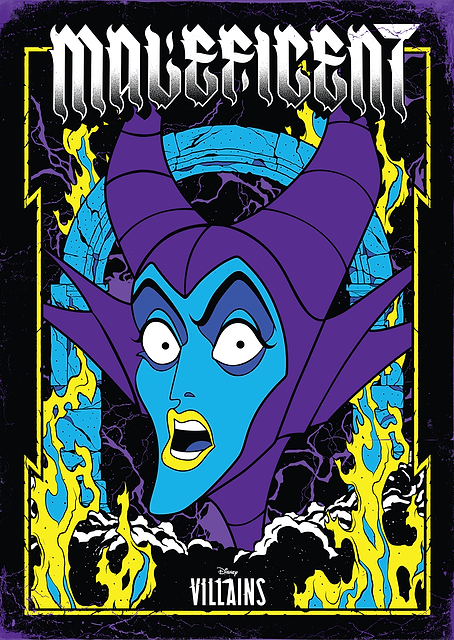 Maleficent Face Flames / PLATINA