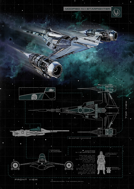 Mando's N-1 Starfighter / PLATINA