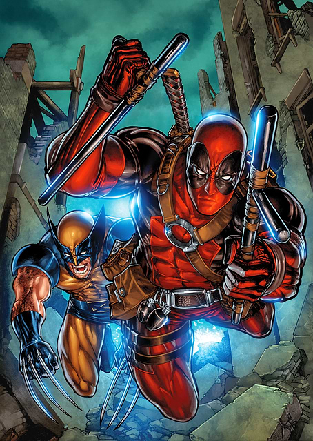 Deadpool Wolverine Glow / platina
