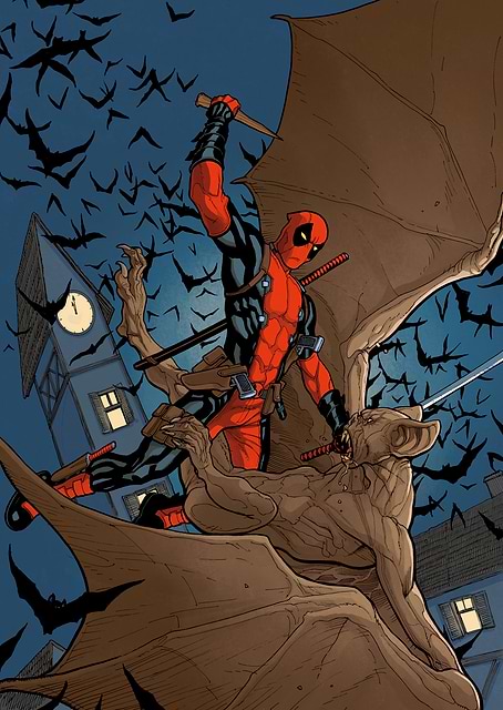Deadpool and Bats / platina