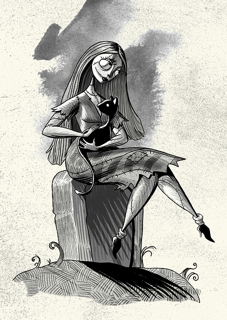 Sally Cat Gravestone / PLATINA