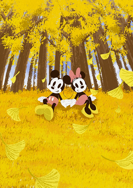 Falling Yellow Blooms / PLATINA