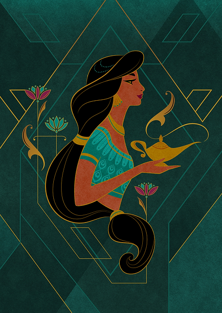 Jasmine Deco Motif / PLATINA