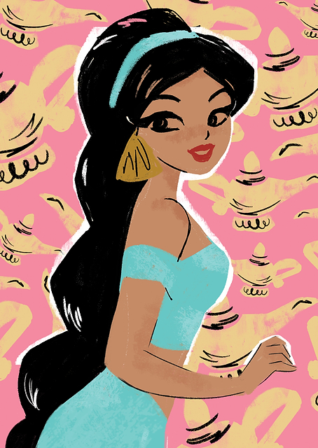 Jasmine Bold Sketch / PLATINA