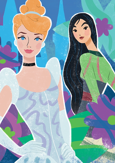 Cinderella Mulan Pastel / PLATINA