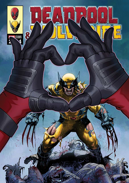 Deadpool Heart Hands / platina