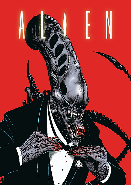 Xenomorph Bow Tie / PLATINA