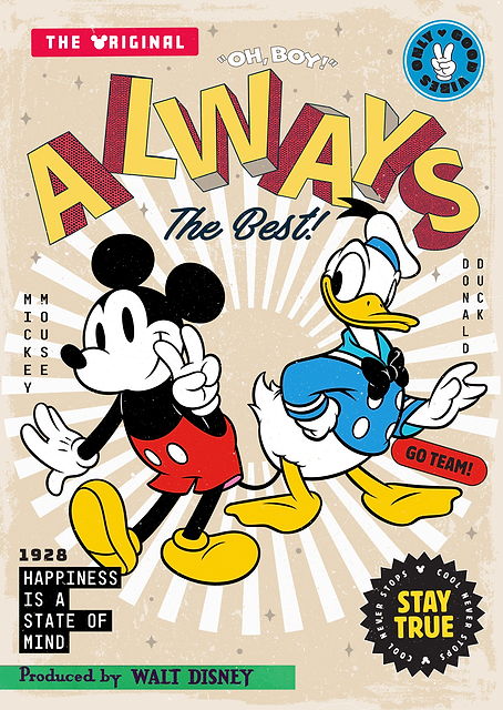 Always Mickey Donald / PLATINA