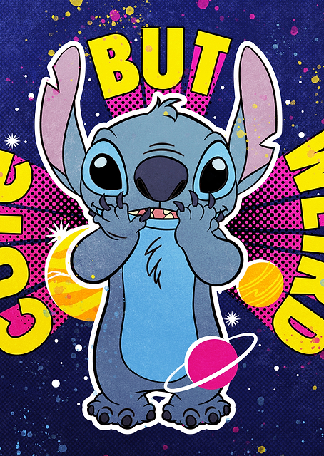 Stitch Cute Weird / PLATINA