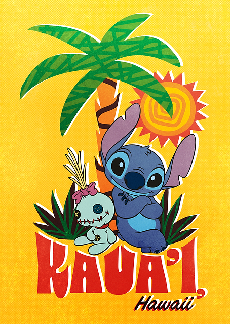 Stitch Scrump Hawaii / PLATINA