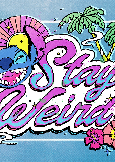 Stitch Stay Weird / PLATINA