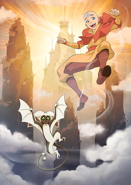Aang & Momo / PLATINA