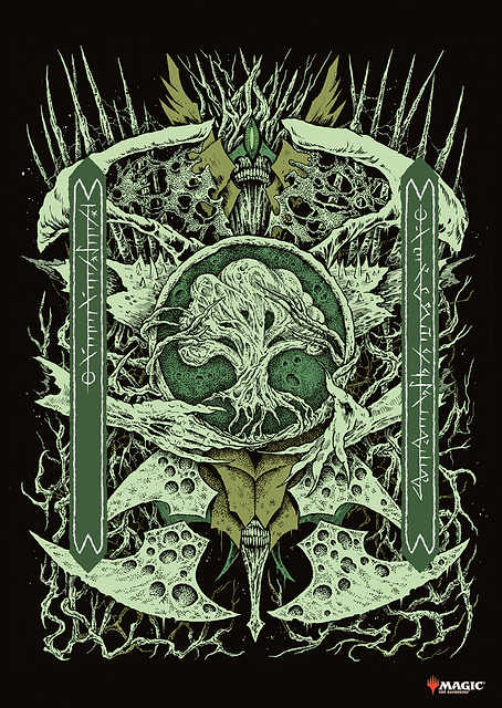 Phyrexia Green Mana / PLATINA