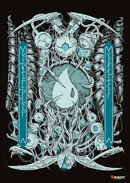 Phyrexia Blue Mana / PLATINA