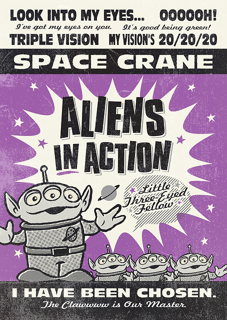 Retro Aliens in Action / PLATINA