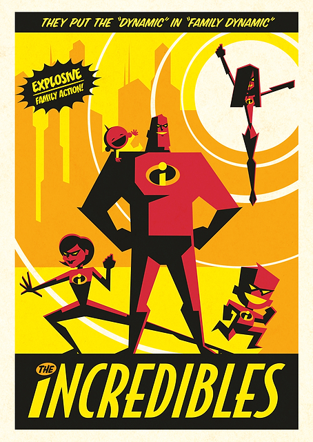 Incredibles Retro Pose / PLATINA