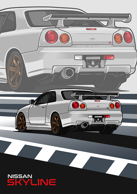 Nissan Skyline R34 / PLATINA