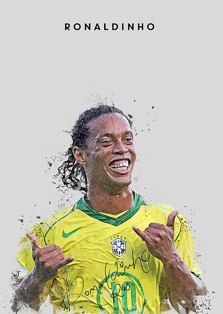 Ronaldinho Soccer Art / PLATINA