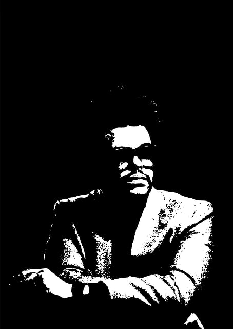 The Weeknd Silhouette / platina