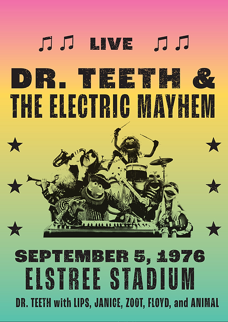 Electric Mayhem Poster / PLATINA