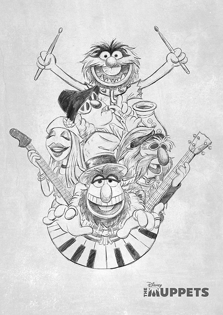 Electric Mayhem Sketch / PLATINA