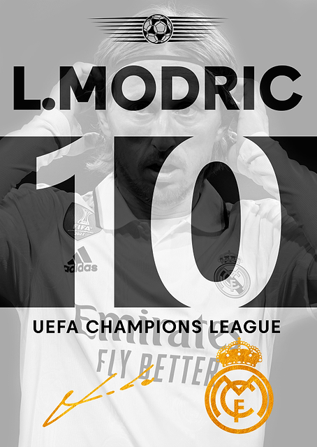Luka Modric Real Madrid / PLATINA