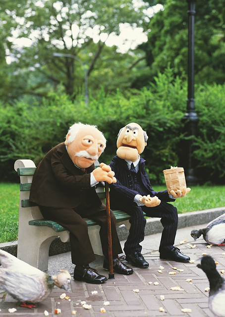 Statler & Waldorf Pigeons / PLATINA