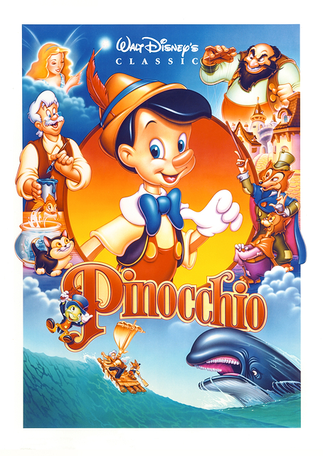 Pinocchio Vintage Poster / PLATINA