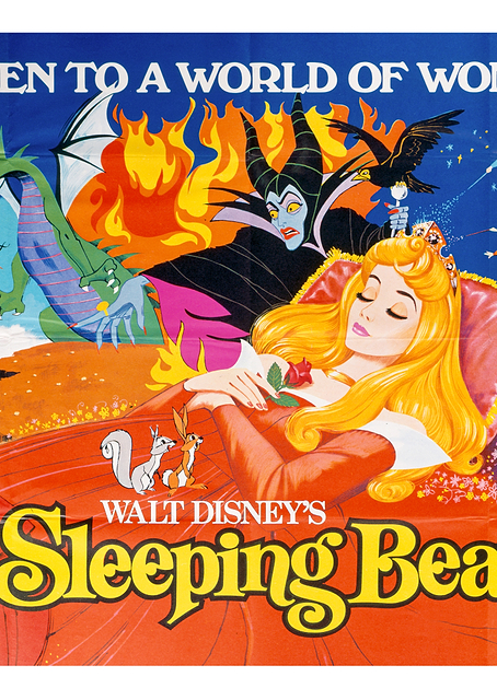Aurora Asleep Poster / PLATINA